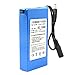 ele ELEOPTION Batteria ricaricabile ricaricabile agli ioni di litio per batteria CCTV da 12V Capacidad muy alta 6800MAH DC12680