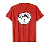 Dr. Seuss Thing 1 Emblem RED T-Shirt