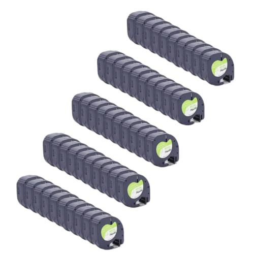 12mm�݊����x���e�[�v91201 91200 91202 91203 12267 LT Tape Works LT100H LT100T���x�����[�J�[(50PCS White)