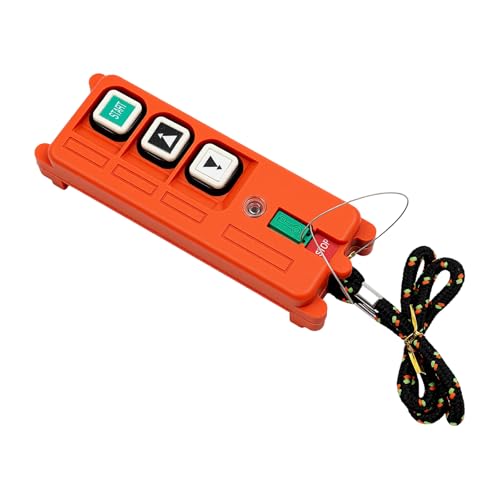 Industrielle Funkfernsteuerung, 220-V-Kransteuerung, Reichweite 100 Meter, mit Empfänger, Geeignet Kräne, elektrische Hebezeuge, Baumaschinen und Hebebühnen