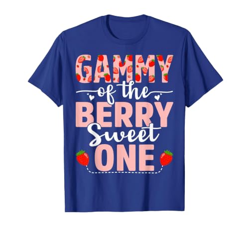 Gammy of The Berry Sweet One Birthday Strawberry Gammy T-Shirt, Men, Royal Blue, X-Large