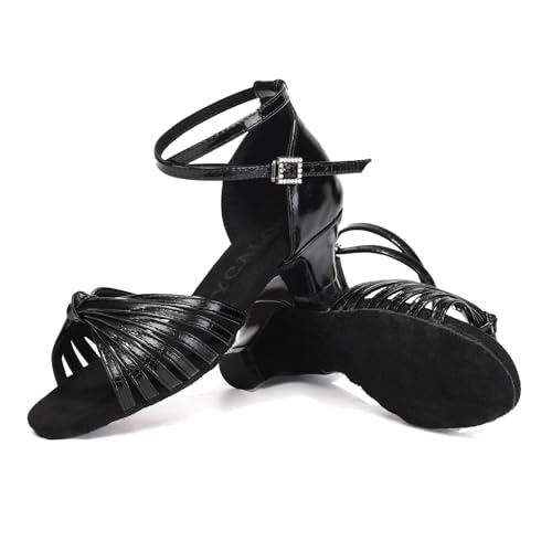 Latin Ballroom Dance Shoes Girls Latin Dance Shoes Low Heels Salsa Tango Professional Performance Practice Dance Shoes for Girls Kids2