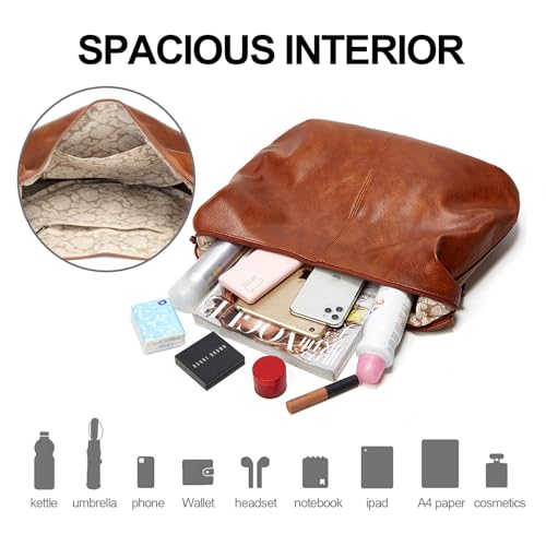 Bolso 3 en 1 para mujer tipo Hobo crossbody miniatura 5