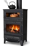 Kaminofen mit Backfach und Herdplatte Modell S107-15,9kW