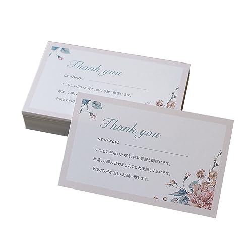 Amazon | BAY LETTERPRESS サンキューカード フリマ メッセージカード