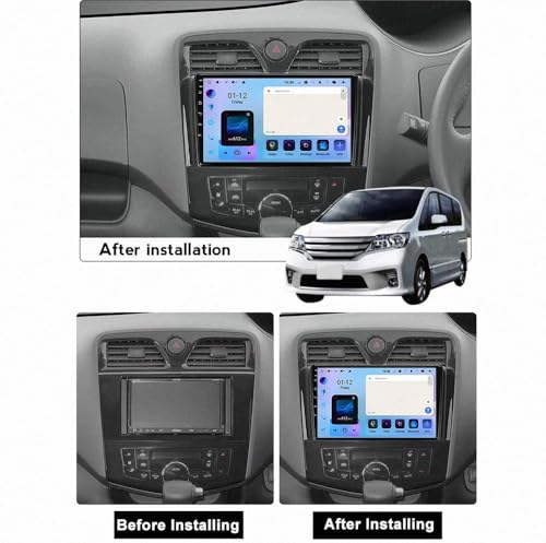 Autoradio para Nissan Serena C26 con pantalla táctil y Bluetooth 2