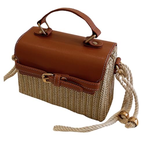 Sac de plage en paille tressée pour femme, l'accessoire ajouré idéal pour vos sorties de l'été