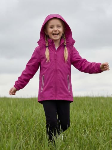 Image of SaphiRose Kids Waterproof Rain Jacket Mesh Lined with Removable Hood