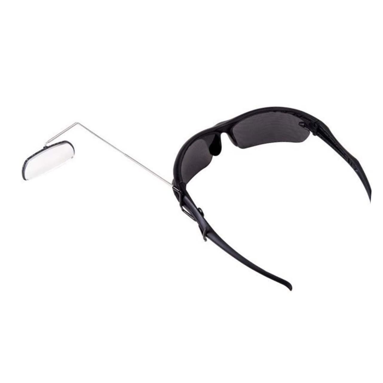 ifundom Cycling Eyeglass Mirror Adjustable Vibration Wide Angle Rear View Mirror for Helmets and Glasses Lightweight and Blast Resistant for Safe Riding