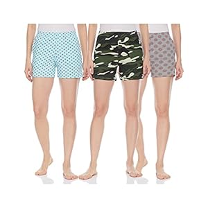 Longies Women’s Cotton Shorts (Pack of 1)