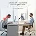 Adapter VESA Mount Kit Compatible with Apple iMac 21.5 inch & 27 inch Models Late 2009 to 2020, Heavy-Duty Alloy with Durable Coating, Converts to 75x75/100x100 mm VESA Pattern, All Screws Included