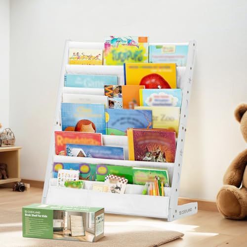 COSYLAND Libreria Montessori per Bambini Con 6 Scomparti in...