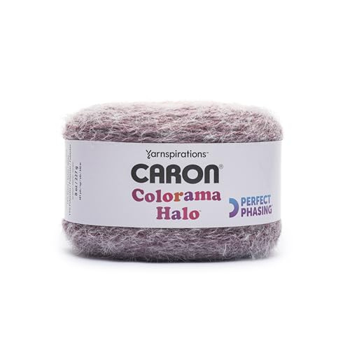 Image of Caron Colorama Halo Cake Beet RED Yarn - 2 Pack of 8oz /226.79g - 71% Acrylic,18% Nylon,11% Polyester - #5 Bulky - 60 Yards for Knitting, Crocheting & Crafts