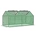 Produktbild Outsunny Foliengewächshaus mit Fenster PE Treibhaus Tomatenhaus Frühbeet 120 x 60 x 60 cm Grün
