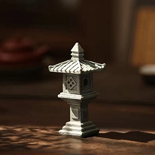 3 Pcs Miniature Figurines Stone Pagoda Lantern Garden Statues Tiny Home Kit Meditation Accessories For Zen Garden Home Decor Yard Decorations Outdoor Statues Asian Garden Decor Japanese Gifts (2) #TOP6