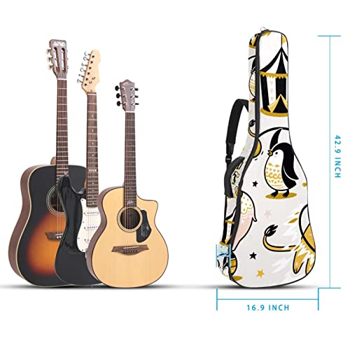 Housse imperméable pour guitare acoustique avec double bandoulière et poche Motif griffe de chien Corgi, Multicolore 03… - Les Beatles, Paul McCartney, John Lennon, RIngo Starr, George Harrison Housse imperméable pour guitare acoustique avec double bandoulière et poche Motif griffe de chien Corgi, Multicolore 03… – Image 6