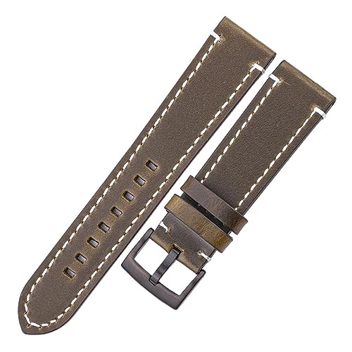 Correa de reloj de cuero genuino XILILHC en 7 colores de piel de vaca