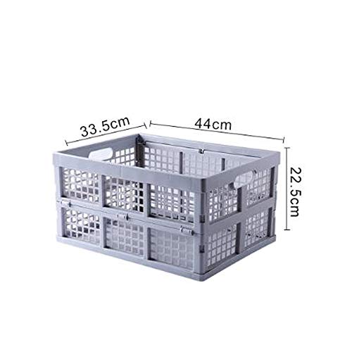 Caja de almacenamiento plegable de gran capacidad gris oscuro para textil 6