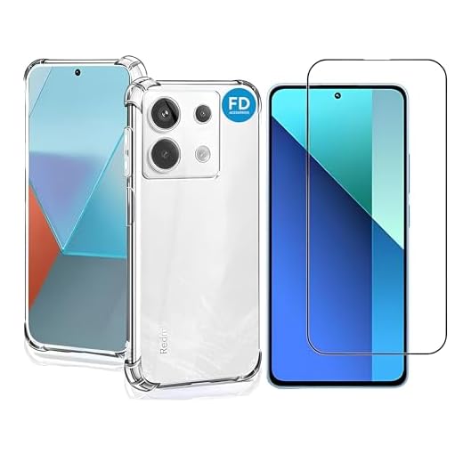Kit Capa Capinha Anti-Impacto Premium Transparente + Película de Vidro 3D para Xiaomi Redmi Note 13 Pro 5G
