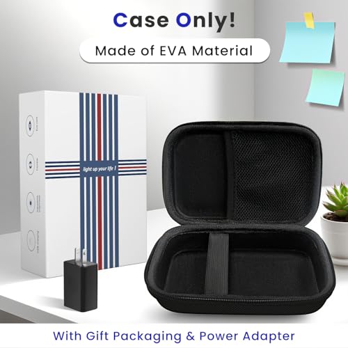 Image of Vekkia Case for Book Light with Charger, Compatible Book Light, Portable Storage Carrying Holder for USB Cable, Case Only