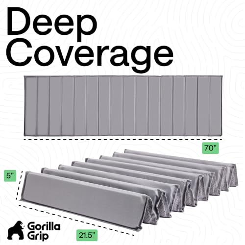 GORILLA GRIP Heavy Duty Couch Cushion Support Board to Fix Sagging Sofas, 21.5 x 70 Sofa, Thick Plywood Boards Add Strong Seat Supports, Stays in Place, Replacement Stuffing Under Couches, Grey - Thumbnail 7