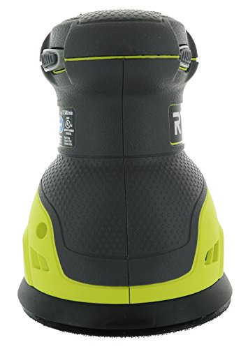 Ryobi Rs290G 2.6 Amp 12,500 Opm Single Speed 5 Inch Hook And Loop Corded Random Orbit Sander W/ 3 Pads And Dust Bag #TOP3