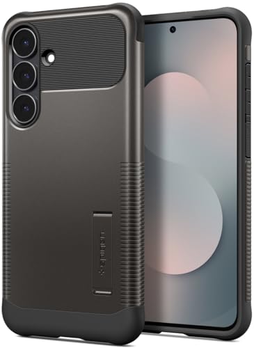 Image of Spigen Slim Armor MagFit | Samsung Galaxy S25 FE Case [Air Cushion Protection] [Magsafe] Galaxy S25 FE Back Cover | TPU+PC - Gunmetal