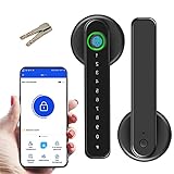 Smart Door Locks - Keyless Entry Door Lock Fingerprint and Touchscreen Lock Easy Install Secure...