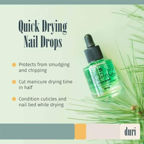 duri Drop\'n Go Quick Dry Nail Drops - Fast Drying Drops for Long Lasting Nail Polish 0.45 fl. oz. (Pack of 1) - Thumbnail 2