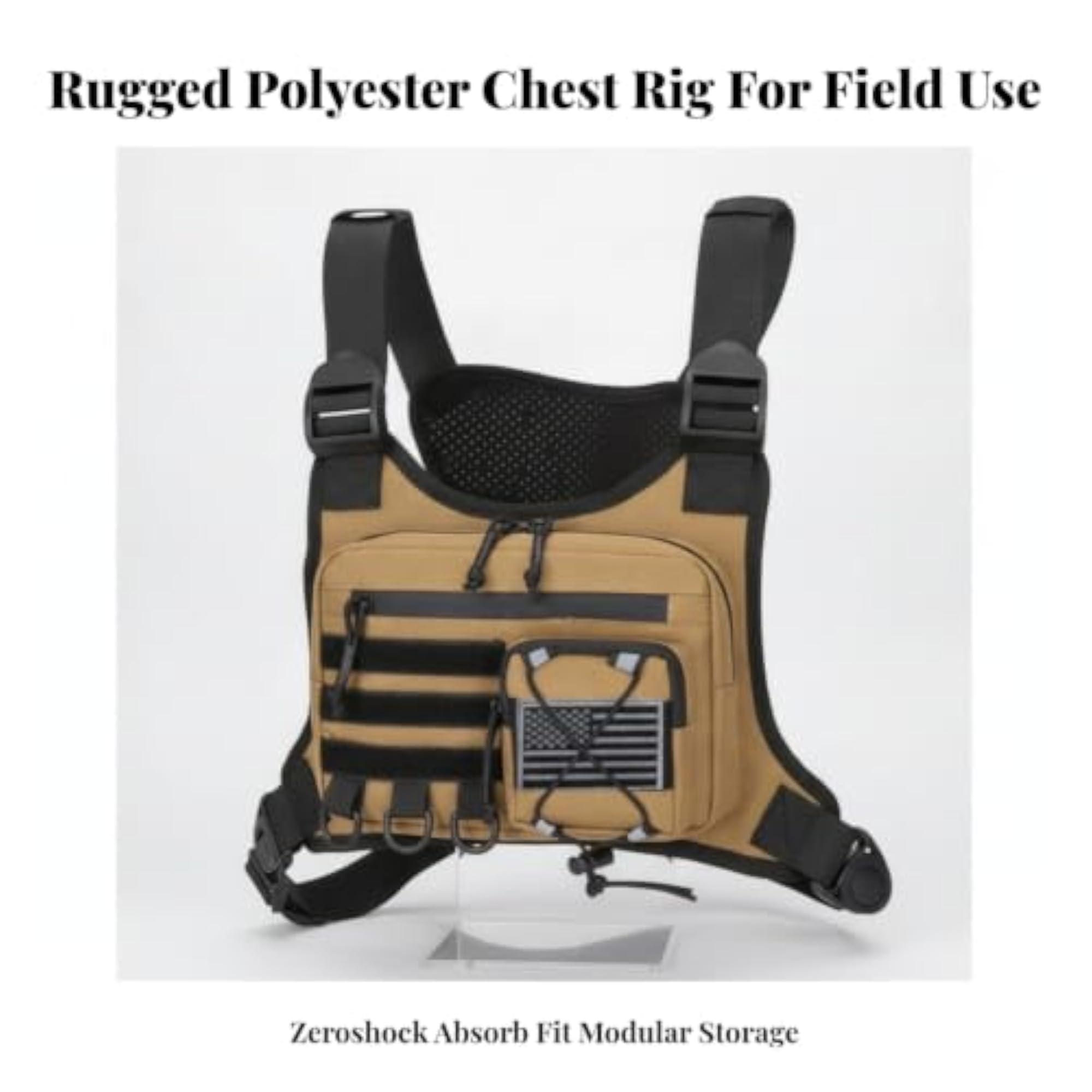Lightweight Breathable Vest Harness Chest Bag