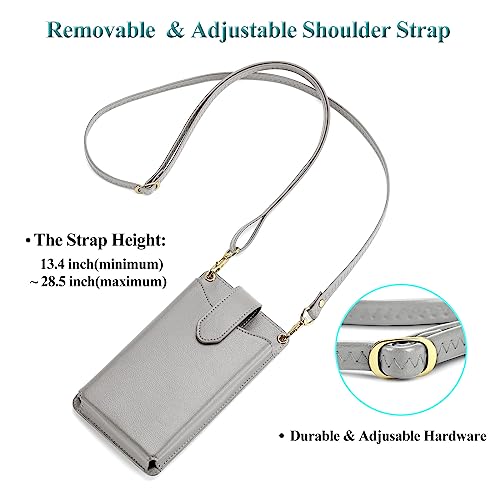 Image of Peacocktion Small Crossbody Cell Phone Purse for Women, Lightweight Mini Small Crossbody Bags for Women with Card Slots