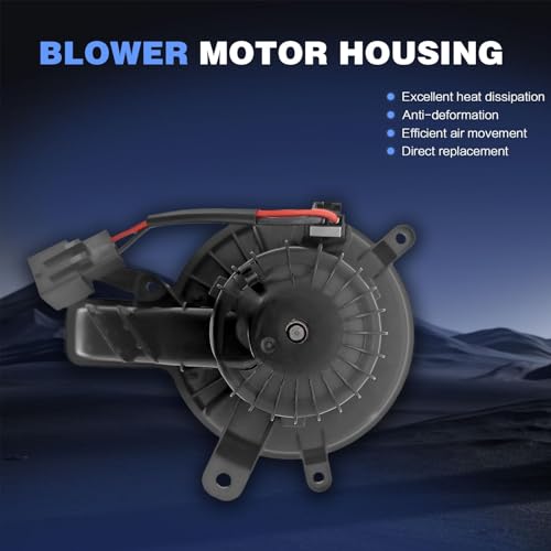Image of HVAC Heater Blower Motor with Fan Cage Compatible with GMC Acadia 2007-2023,Yukon 2007-2020,Cadillac XT6 2020-2022,CT6 2016-2020,Escalade /Tahoe 2007-2020 Replace 84026082, 84156077, 76977