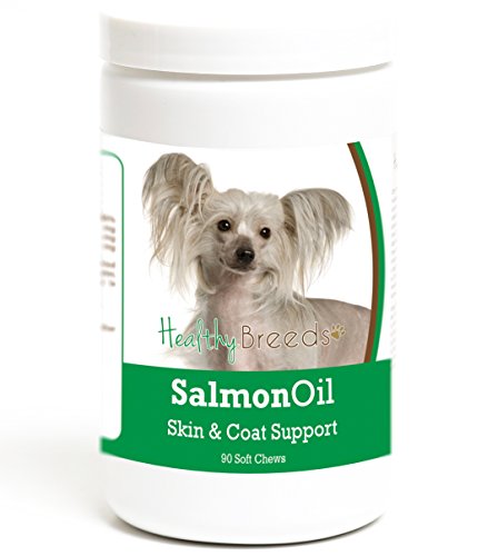 Healthy Breeds Chinese Crested Salmon Oil Soft Chews 90 Count