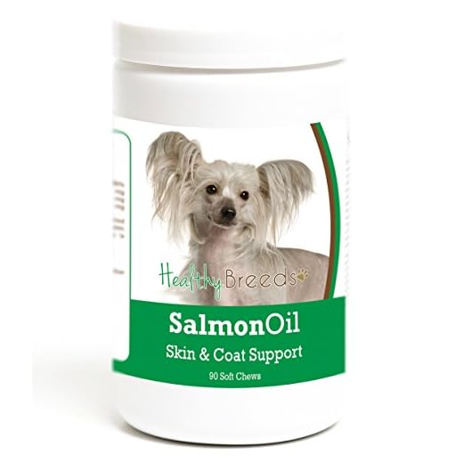 Healthy Breeds Chinese Crested Salmon Oil Soft Chews 90 Count