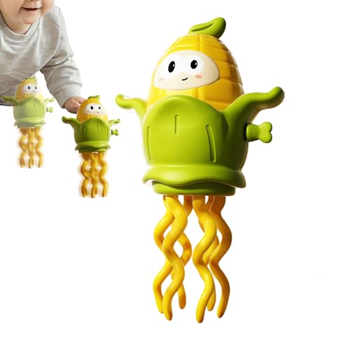 Caratteristiche Tattili Coinvolgenti: Questo giocattolo polpo che striscia offre una presa facile e sicura per le mani dei bambini e superfici con una texture sofisticata, per incoraggiare un'esplorazione sicura e divertente durante ogni utilizzo, migliorando lo sviluppo sensoriale attraverso un design accattivante e studiato per i più piccoli.