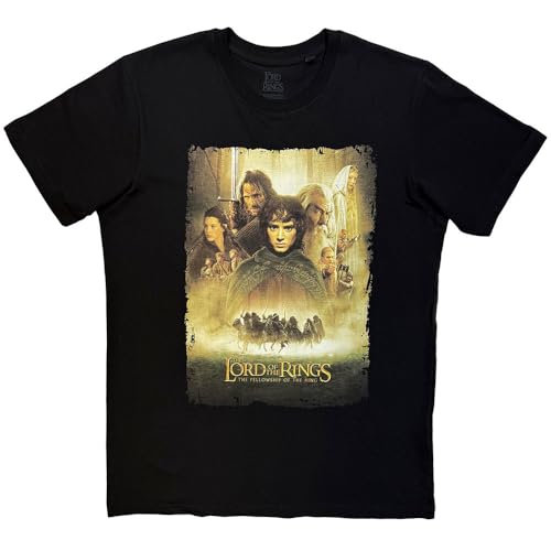 T-shirt Lord of the Rings Fellowship du Ring idéal pour les soirées cinéma