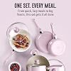 GreenLife 16-Piece Nonstick Cookware Set, Non-Toxic Ceramic Pots and Pans Set, Durable Healthy Kitchen Essentials, Fast Heating, Induction Ready, Easy Clean Dishwasher Safe, PFAS-Free, Blush Pink #5