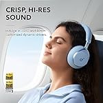 Soundcore by Anker, Space One, Active Noise Cancelling Headphones, 2X Stronger Voice Reduction, 40H ANC Playtime, App Control, LDAC Hi-Res Wireless Audio, Comfortable Fit, Clear Calls, Bluetooth 5.3 - Image 2
