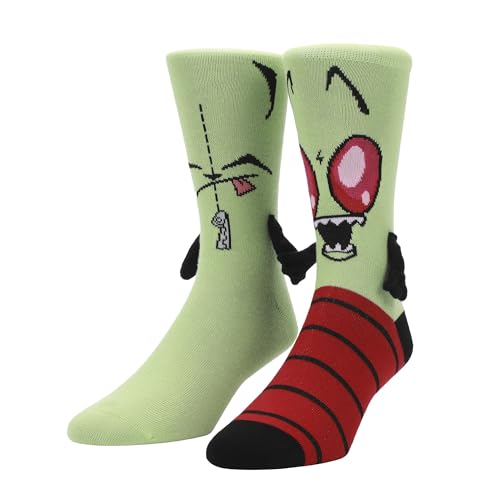 Bioworld Invader Zim Gir & Zim Women's Casual Crew Socks