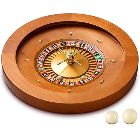 Leyndo 20 Inch Wooden Roulette Wheel Cover