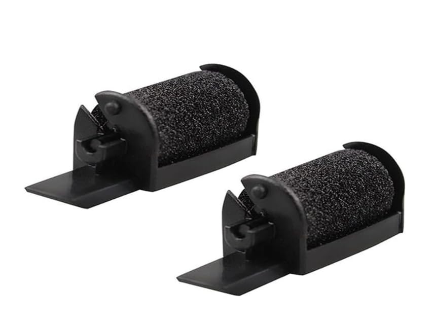 4Pcs IR40 Black Ink Roller Printer Ribbon for Samsung ER100 for Casio FR 2550 2500