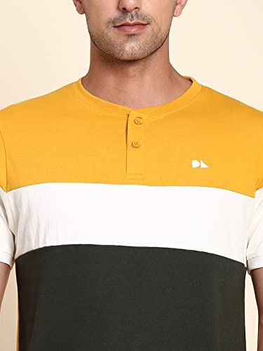 Image of Dennis Lingo Men's Slim Fit Mustard T-Shirt