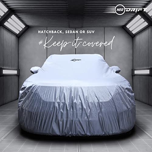 Image of Neodrift 'SilverTech' Car Cover Suitable for Mercedes-Benz GLE 300D (100% Water Resistant, Tailored Fit, All-Weather Protection & Breathable Fabric) Colour - Silver