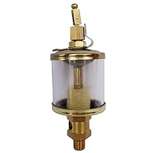 1/8 1/4 3/8 BSP Male Thread Copper Plating Oil Cup Sight Gravity Drip Feed Oiler Lubricator For Machine Tool -  Size 200ml Thread Specification 1/4"