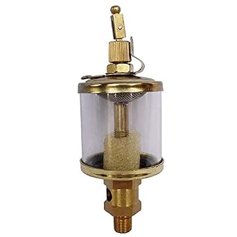 1/8 1/4 3/8 BSP Male Thread Copper Plating Oil Cup Sight Gravity Drip Feed Oiler Lubricator For Machine Tool -  Size 16ml Thread Specification 1/8"