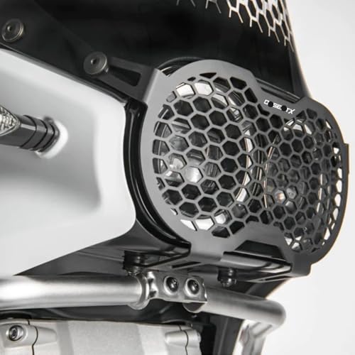 Grille phare moto pour Desert-X 2022-2023 cache calandre - 3