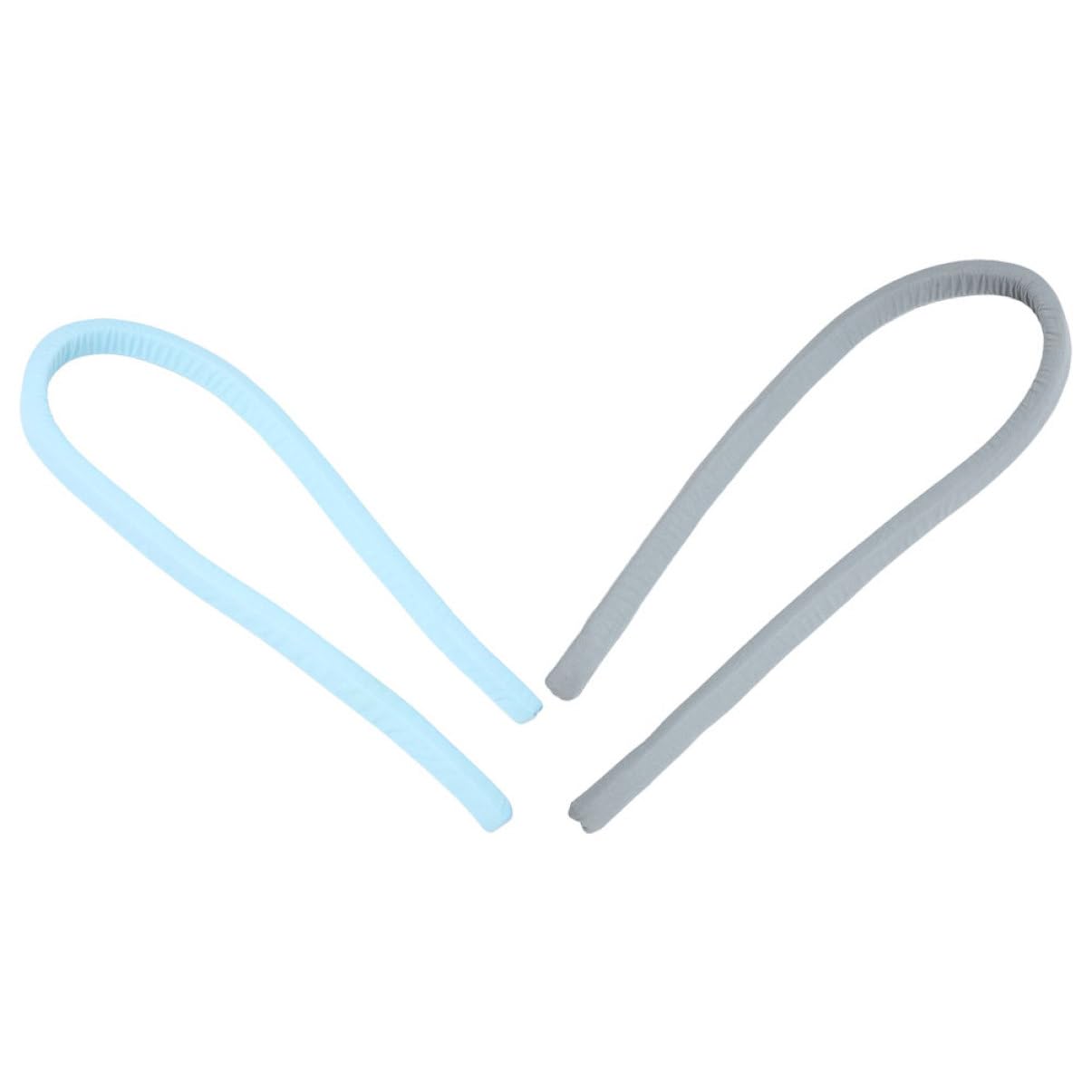 Cabilock 2pcs Bed Gap Filler for Mattress Seams Soft Headboard Seam Cushion Space Saving Bed Edge Extender Prevents Items from Falling Easy Installation