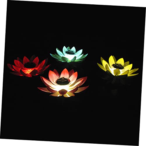 OSALADI Plantas Artificiais Ao Ar Livre Movidas A Energia Solar Decoração Luz Submersível Luzes LED