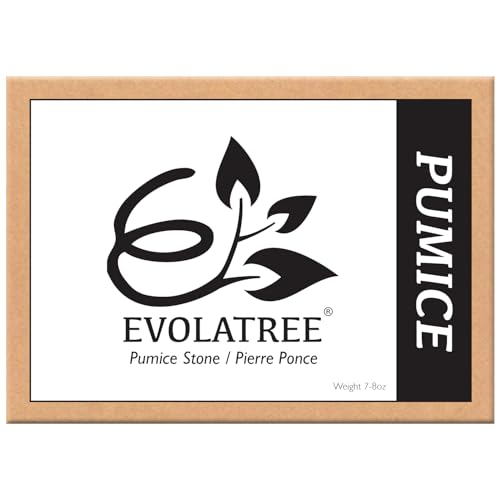 Evolatree Pumice Stone for Feet - Lava Foot Scrub, Cleaning & Exfoliating Hard Dead Skin, Corn & Callus Remover for Hands, Heels - Shower & Bath Wet Foot Scrubber, Scraper Pedicure Supplies Care Tool - Image 3