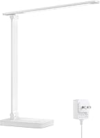 Vista 1 de Lepro - Lámpara LED de escritorio, lámpara regulable para el hogar y la oficina, lámpara de mesa para leer con control táctil y brillante de 9 W, 3